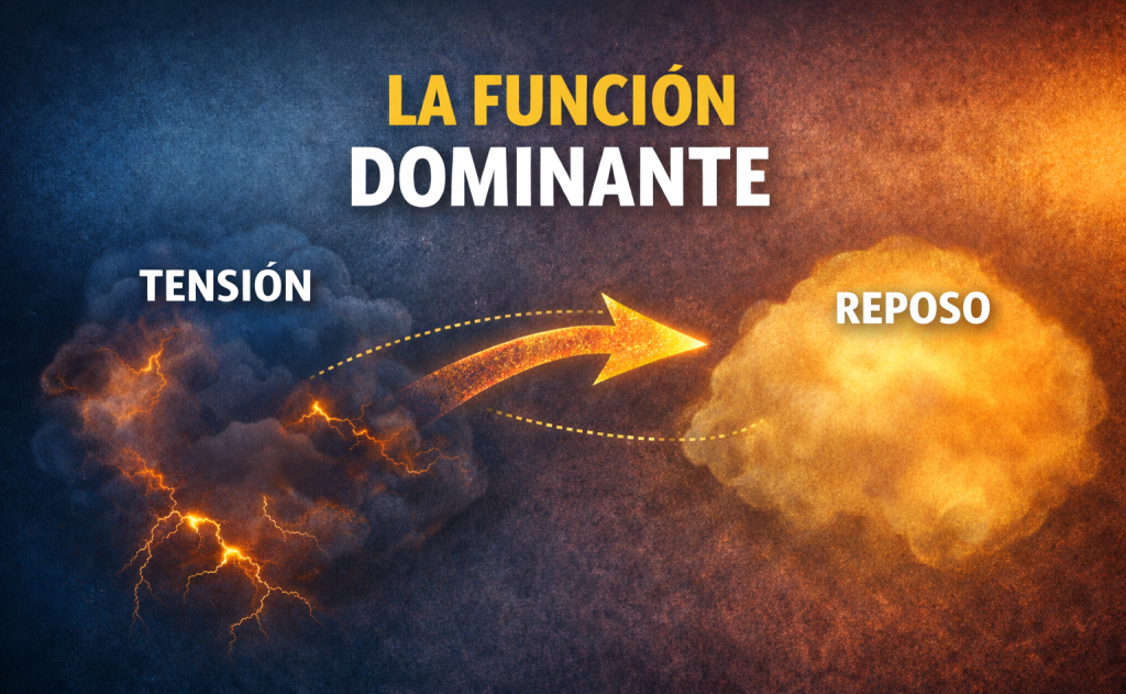 Los acordes dominantes y su funcion